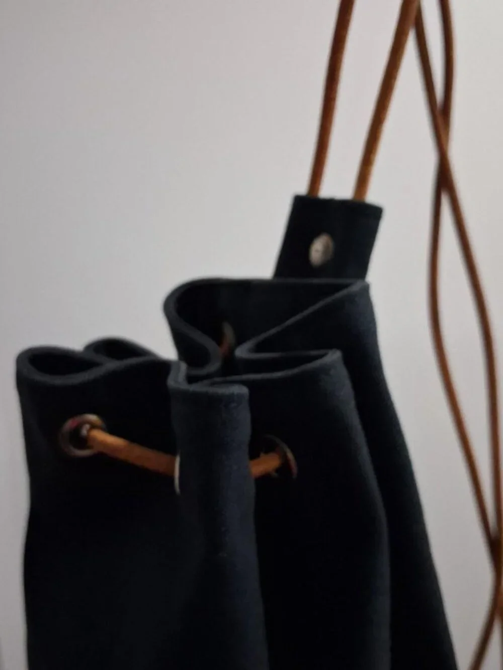 Hermes Toile Polochon Mimile Backpack or Knapsack